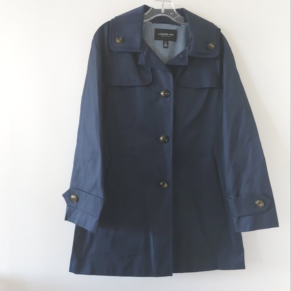 London Fog Navy Trench Coat